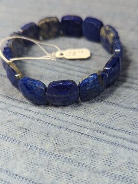 Lapis Faceted Bracelet